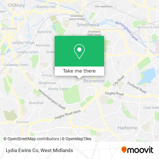 Lydia Ewins Co map