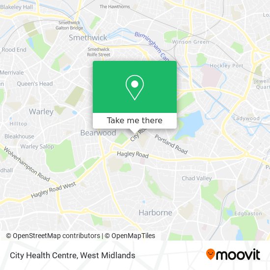 City Health Centre map