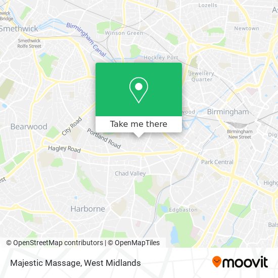 Majestic Massage map