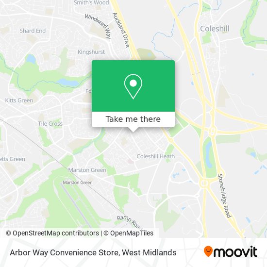 Arbor Way Convenience Store map