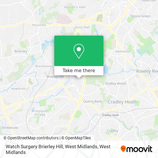 Watch Surgery Brierley Hill, West Midlands map