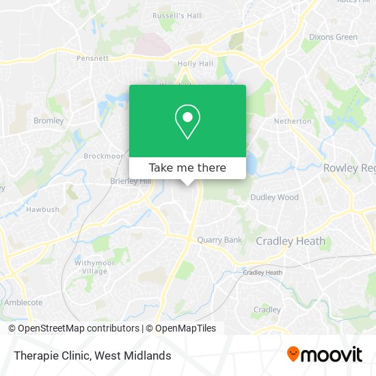 Therapie Clinic map