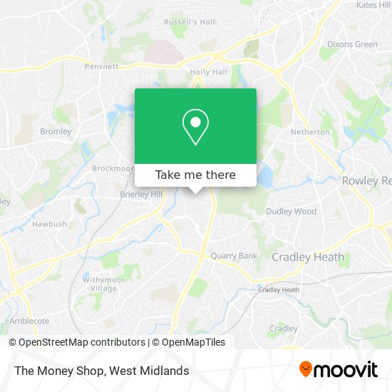 The Money Shop map