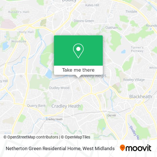 Netherton Green Residential Home map