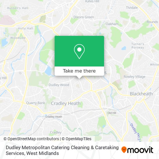 Dudley Metropolitan Catering Cleaning & Caretaking Services map