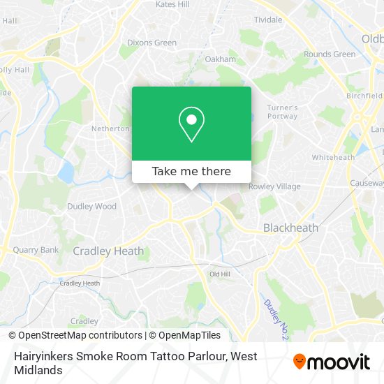 Hairyinkers Smoke Room Tattoo Parlour map