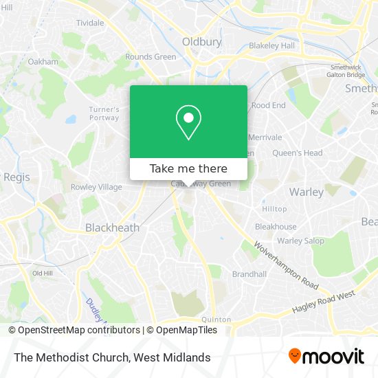 The Methodist Church map