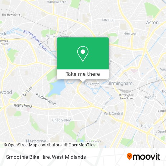 Smoothie Bike Hire map