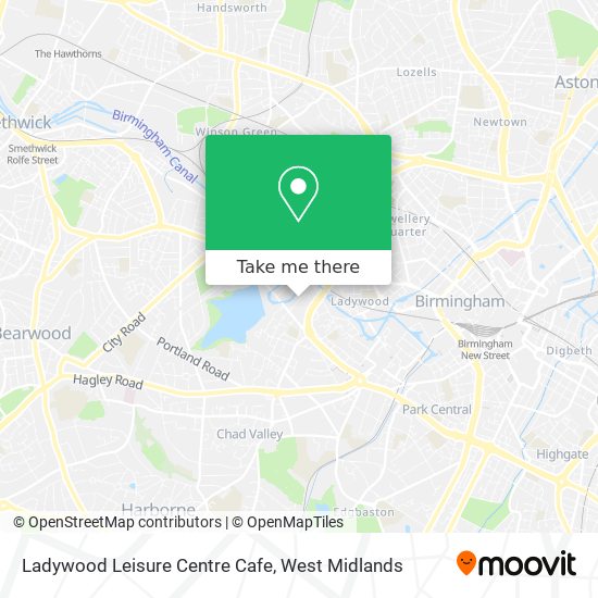 Ladywood Leisure Centre Cafe map