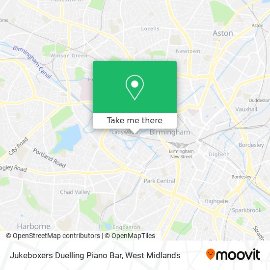 Jukeboxers Duelling Piano Bar map