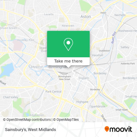 Sainsbury's map