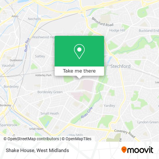 Shake House map