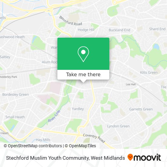 Stechford Muslim Youth Community map