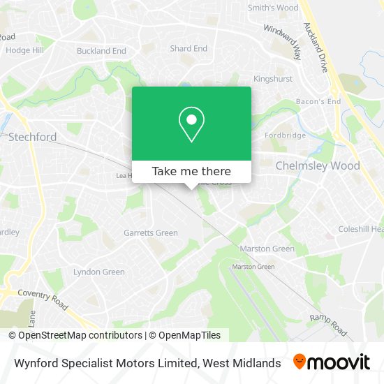 Wynford Specialist Motors Limited map