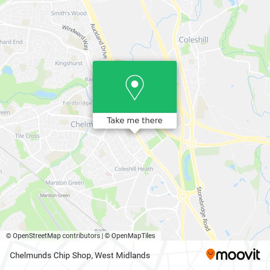 Chelmunds Chip Shop map