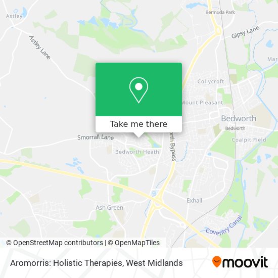 Aromorris: Holistic Therapies map