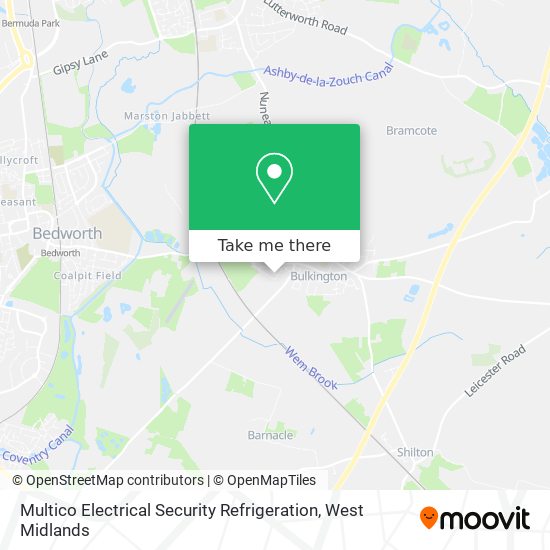 Multico Electrical Security Refrigeration map