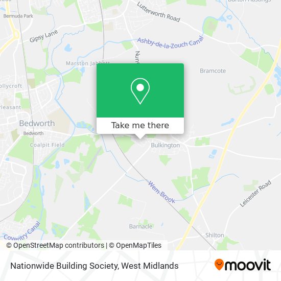 Nationwide Building Society map