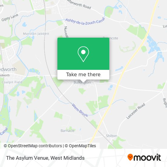The Asylum Venue map