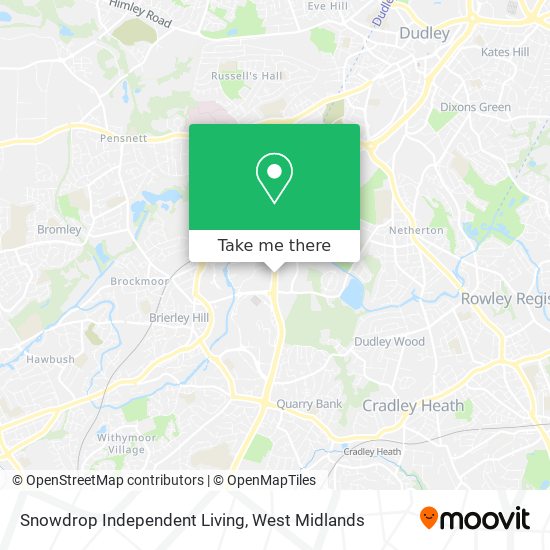 Snowdrop Independent Living map