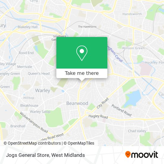 Jogs General Store map