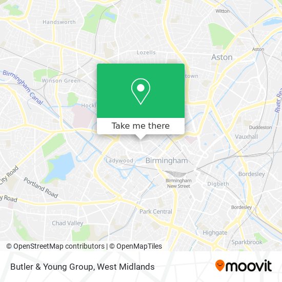 Butler & Young Group map