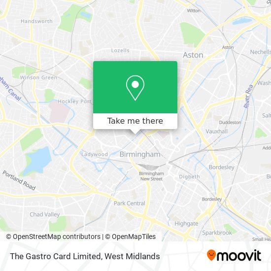 The Gastro Card Limited map