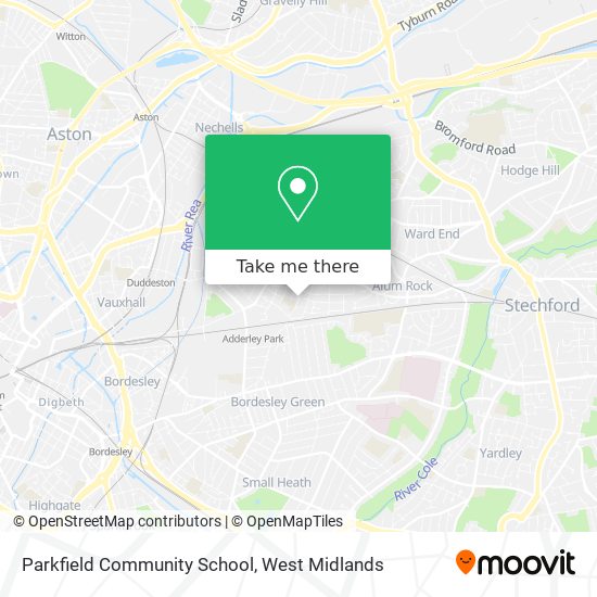 Parkfield Community School map
