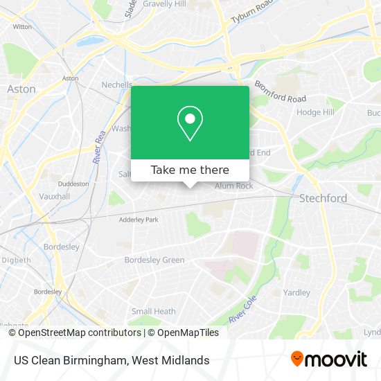 US Clean Birmingham map