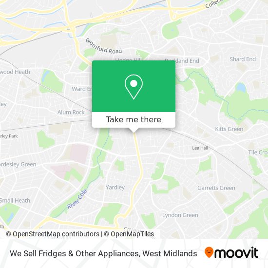 We Sell Fridges & Other Appliances map