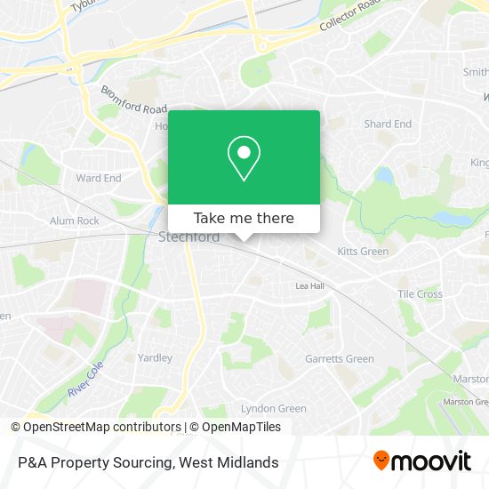 P&A Property Sourcing map
