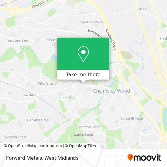 Forward Metals map