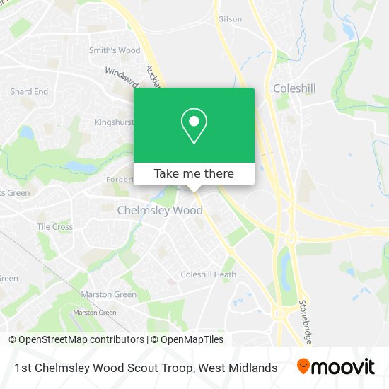 1st Chelmsley Wood Scout Troop map