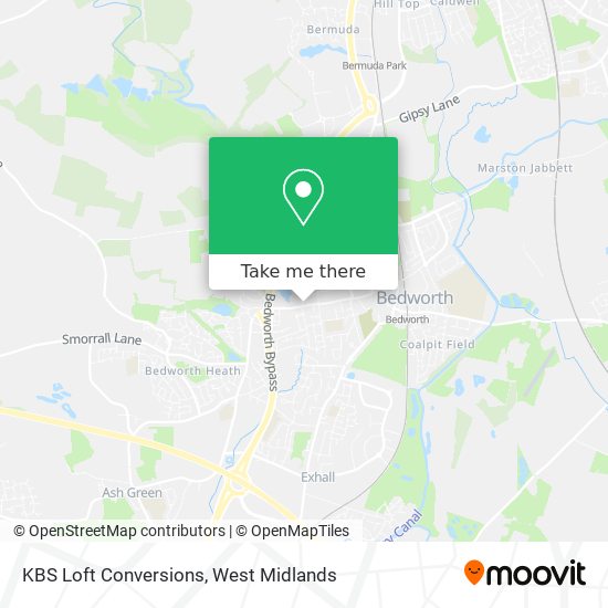 KBS Loft Conversions map