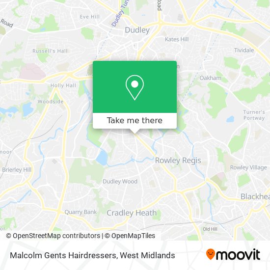 Malcolm Gents Hairdressers map