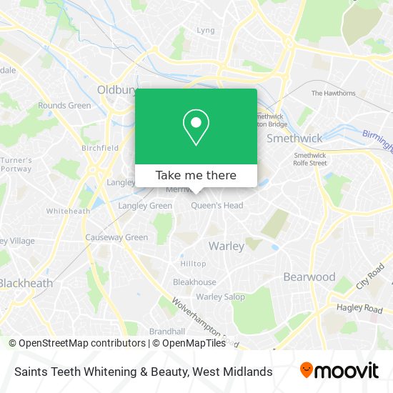 Saints Teeth Whitening & Beauty map