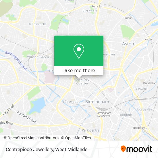 Centrepiece Jewellery map