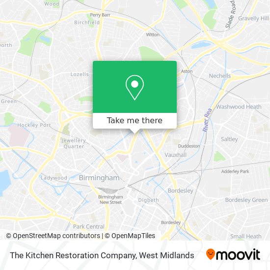 The Kitchen Restoration Company map