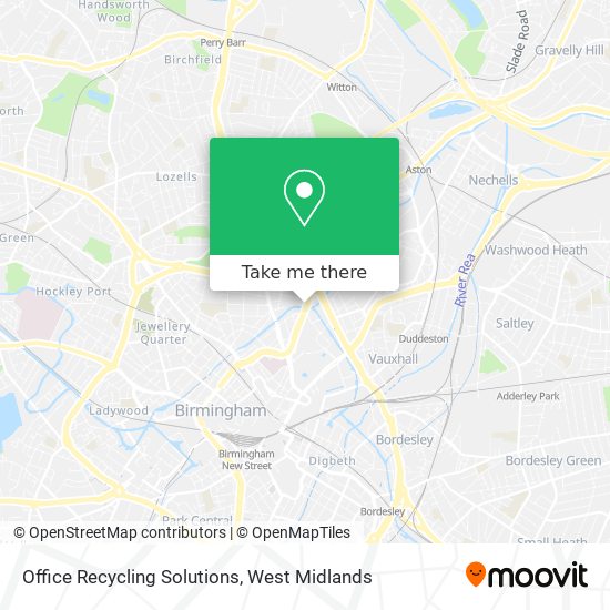 Office Recycling Solutions map
