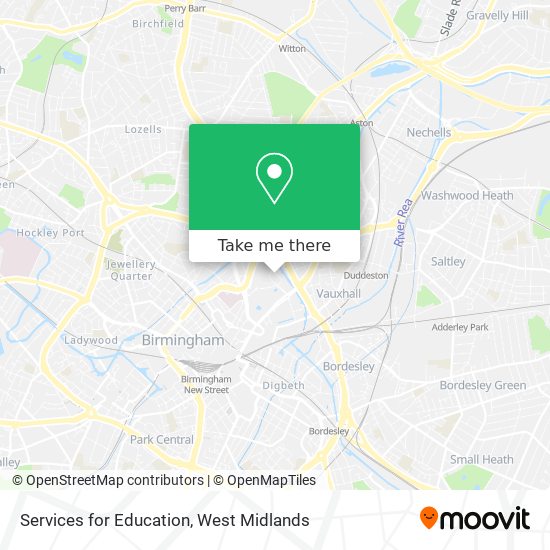 Services for Education map