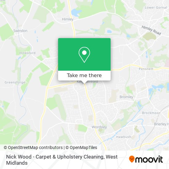 Nick Wood - Carpet & Upholstery Cleaning map