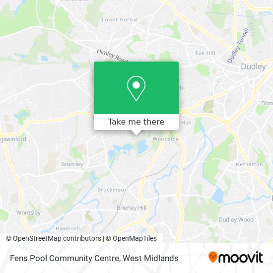 Fens Pool Community Centre map