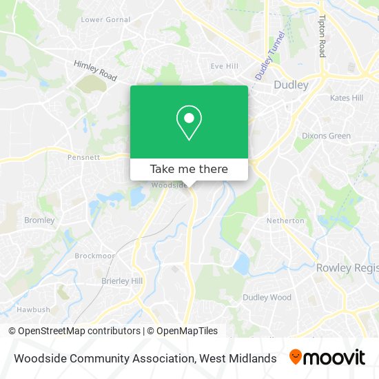 Woodside Community Association map