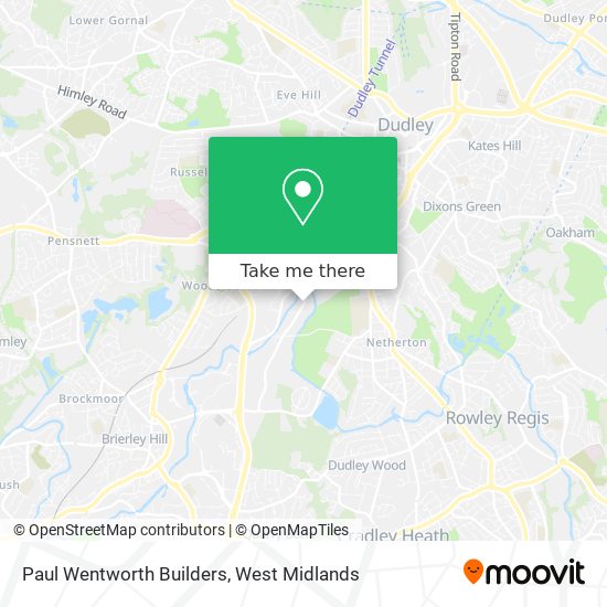 Paul Wentworth Builders map