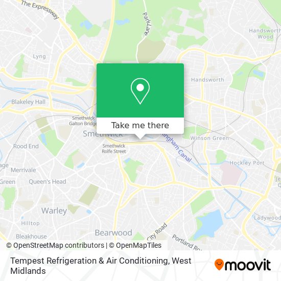 Tempest Refrigeration & Air Conditioning map