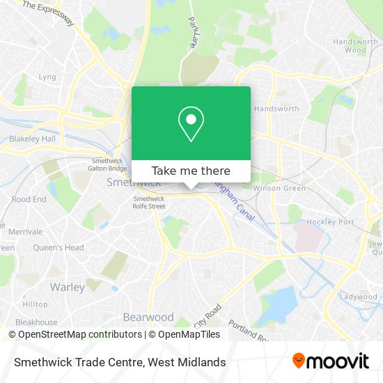 Smethwick Trade Centre map