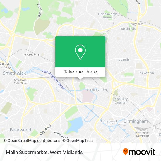 Malih Supermarket map