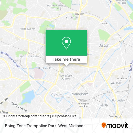 Boing Zone Trampoline Park map