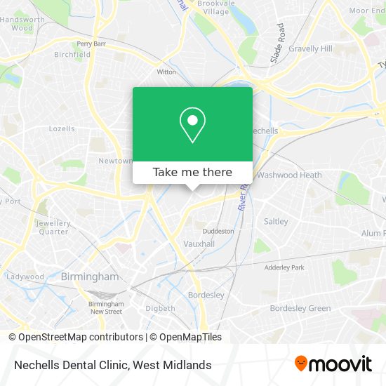 Nechells Dental Clinic map