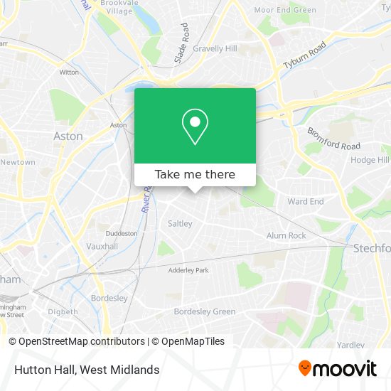 Hutton Hall map